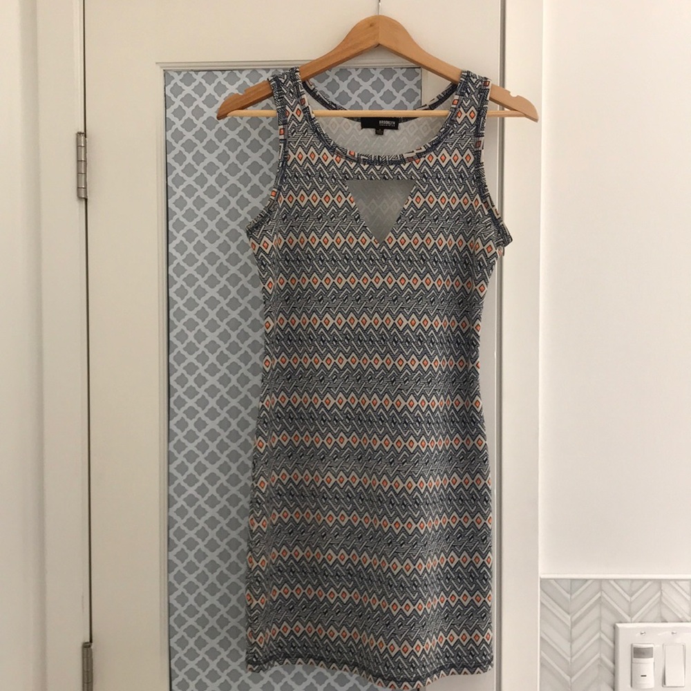 Brooklyn Industries Summer Dress Mosaic Print